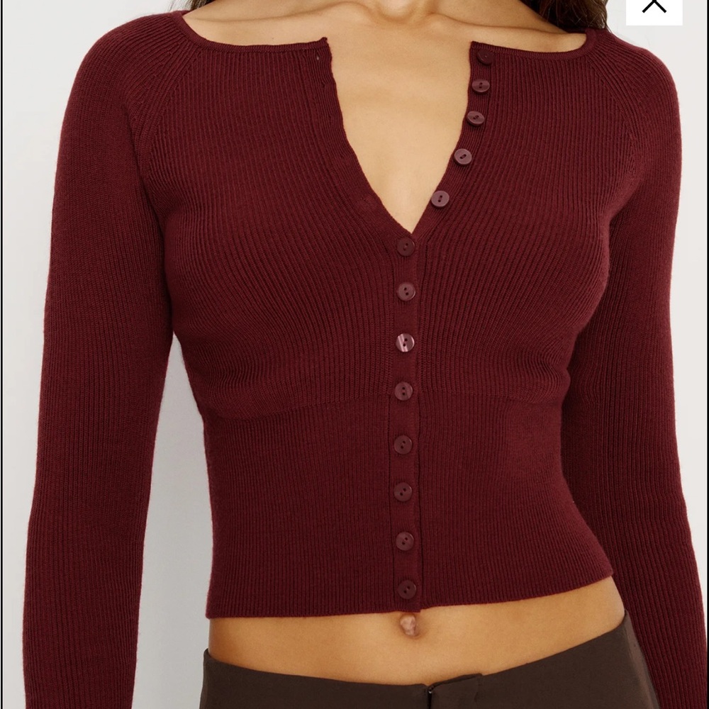 Reformation Meadow Regenerative Merino Cardigan